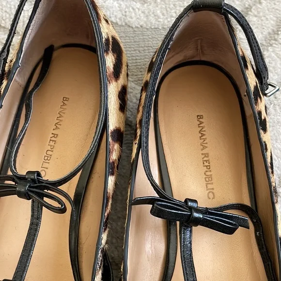 Banana Republic pointy toed leopard flat sz. 8.5 - Picture 4 of 4